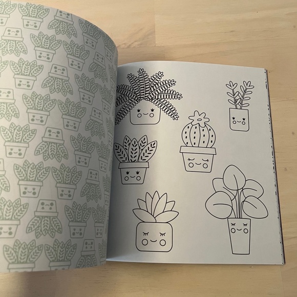 Cute Kawaii Coloring: Color Super-Cute Cats, Sushi, Clouds, Flowers, & Sweets - Picture 9 of 11